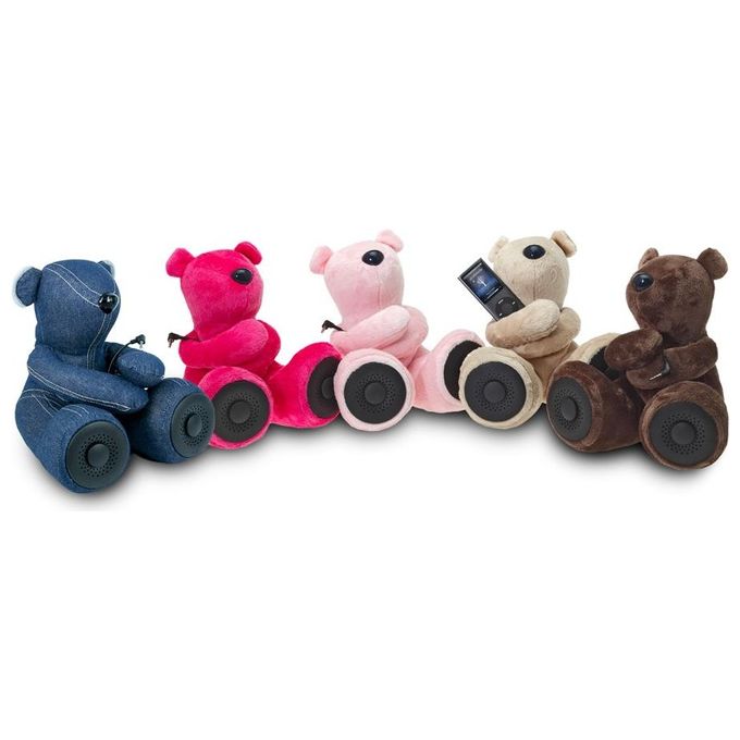 Hi-Friends Peluche con Speaker Hi-George Light Pink