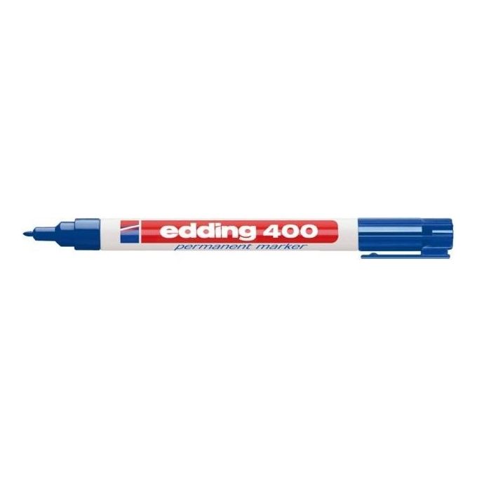 Edding 4-400003 Marcatore Permanente 400 Punta Conica 1mm Blu
