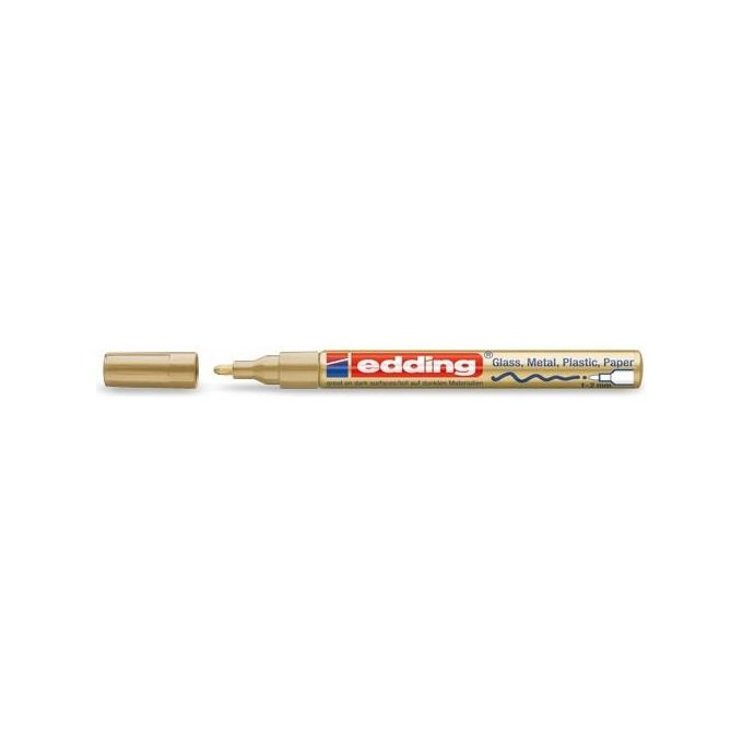 Edding 4-751053 Marcatore a Vernice 751 Punta Conica 1-2mm Oro