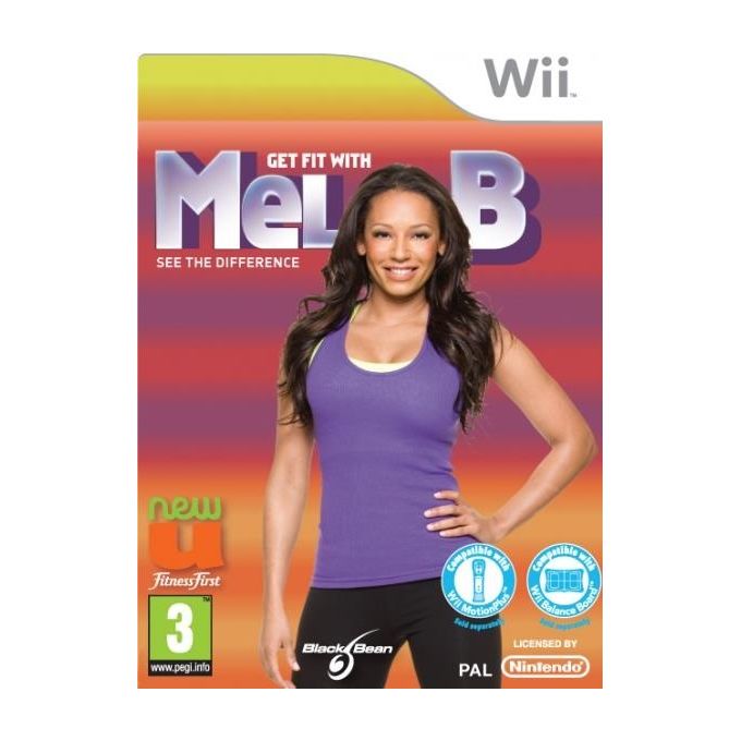 Black Bean Get Fit With Mel B per WII