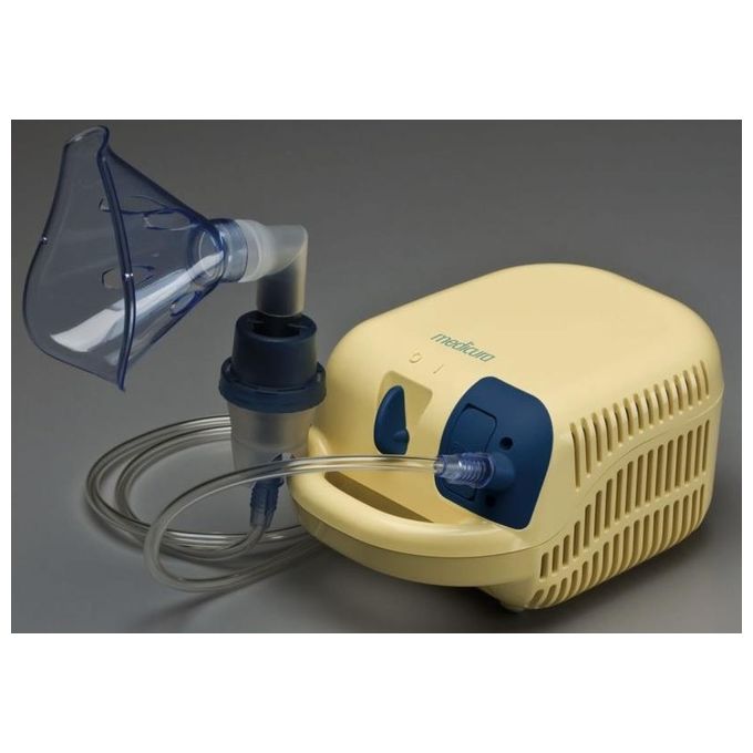 Ardes ARM213A Aereosol a Pistone Compatto Bambini e Adulti Aerosolterapia Famiglia 5 Accessori, Doppia Mascherina