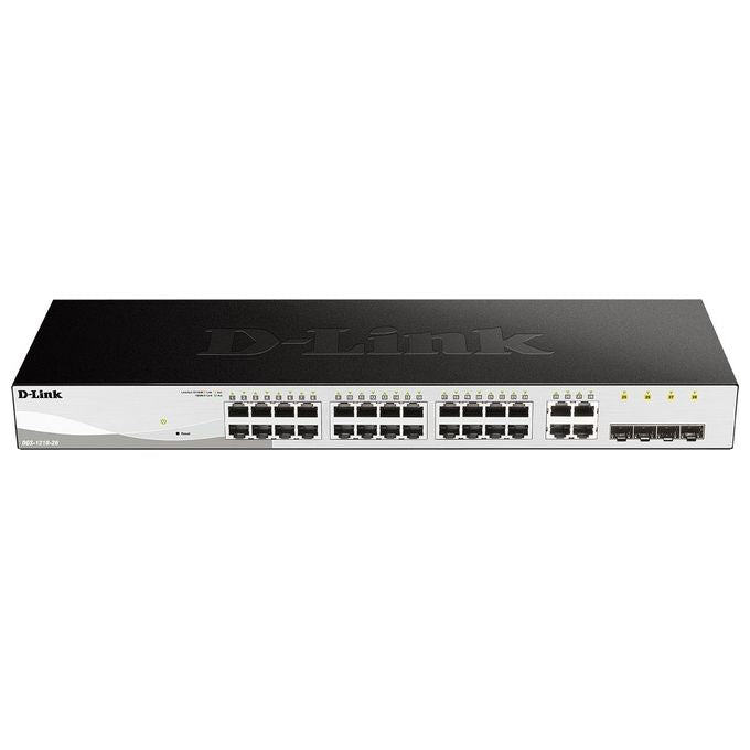 D-Link DGS-1210-28-E Smart Switch Gestito 28 Porte Gigabit solo Cavo di Alimentazione UE