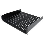 StarTech Scaffale cantilever per montaggio a rack universale con fessure 16 2U - Ripiano per armadio server rack fisso - 22 kg
