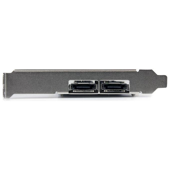 StarTech Scheda controller PCI Express SATA 6 Gbps eSATA 2 porte - Scheda PCIe SATA III a due porte - 2 int-2 est