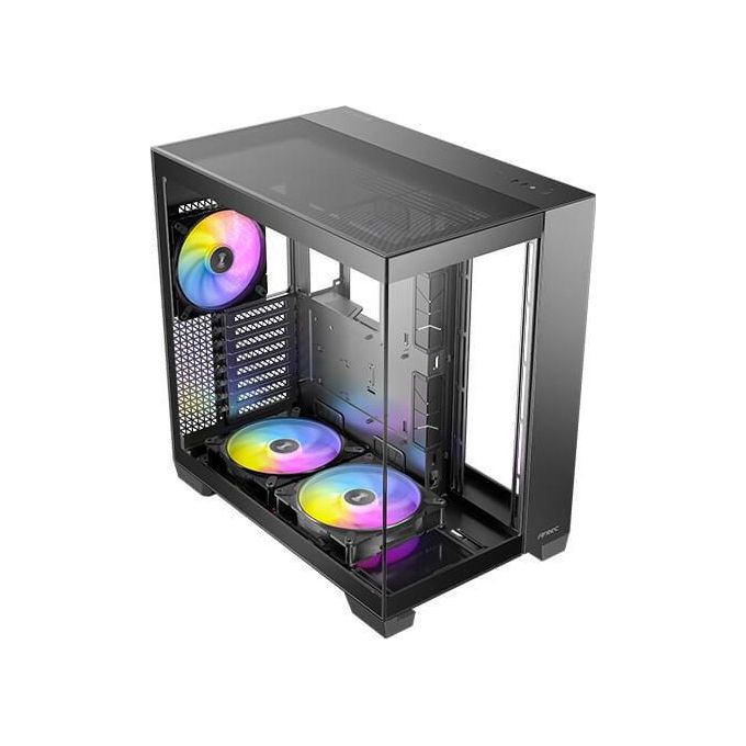 Antec C8 Argb 2 Ventole Tqr da 160 Mm e 1 Tq 140 Mm Argb Pwm Incluse Layout a Doppia Camera Tipo C Supporto Radiatore da 360 Mm Pannelli Frontali e Laterali Tg Senza Cuciture Compatibile Rtx 40