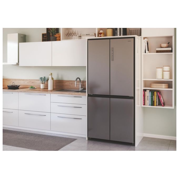 Candy CFQQ5T817EPS Frigorifero Side-by-Side Libera Installazione 467 Litri Classe Energetica E Argento