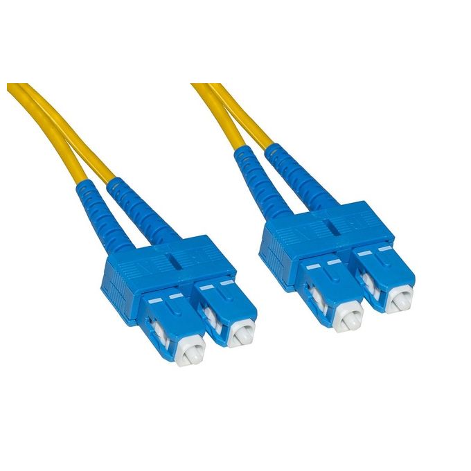 Link cavo fibra ottica sc a sc singlemode duplex 9-125 mt.40