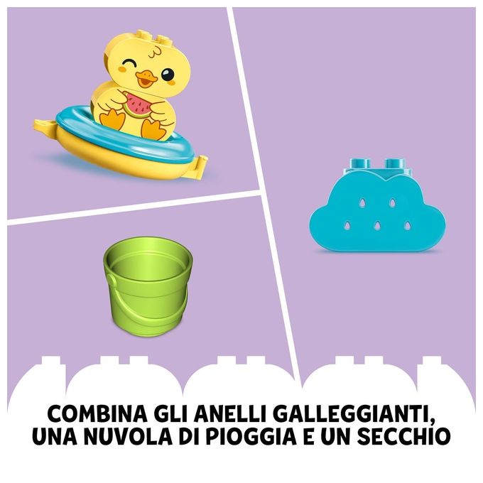 LEGO Duplo Ora del Bagnetto: Il Treno Degli Animali Galleggiante