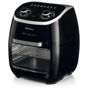 Ariete 4619 Air Fryer Oven - Friggitrice ad Aria e forno elettrico con cestello rotante 11 Lt. Funzione girarrosto ed essicatore 2000W 8 Programmi Nero