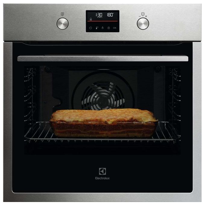 Electrolux KOFFP46TX Forno Elettrico da Incasso Ventilato Multifuzione 72 Litri 60 cm Classe A Pirolitico colore Inox