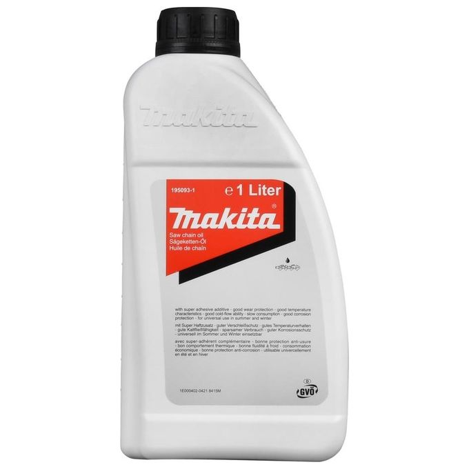 Makita 195093-1 Mineral Plus Olio per Catena Sega 1 L colore Bianco
