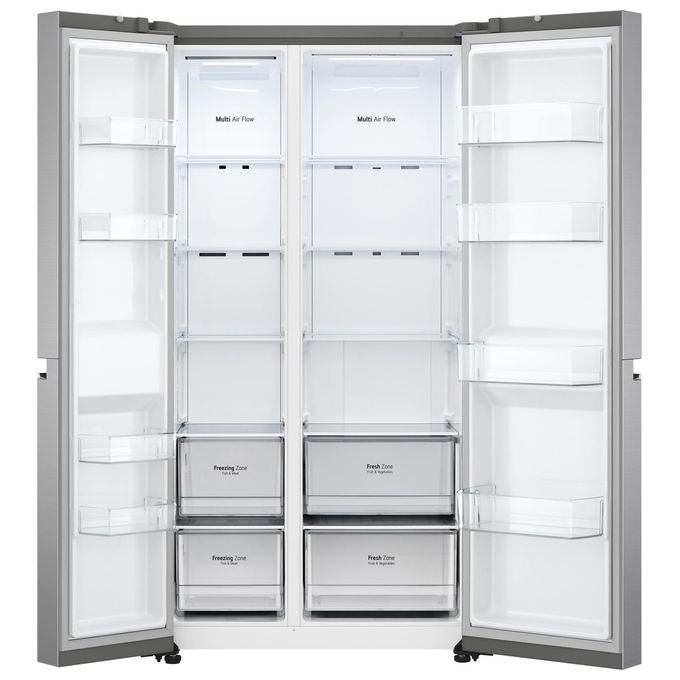 LG GSBV70PZTE Frigorifero Side by Side Quattro Porte Capacita' 635 Litri Classe energetica E Total No Frost 179 cm Platinum Silver