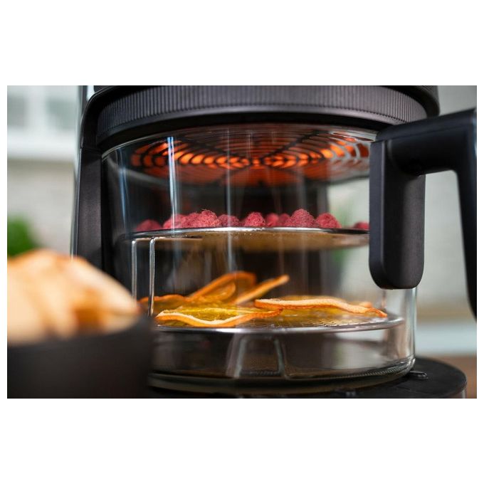 Unold 58695 Friggitrice ad Aria Calda 4.5 Litri Indipendente 1200W Nero