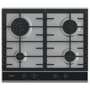 Haier HAHG6BR4XH Piano Cottura a Gas 4 zone Inox 595 cm