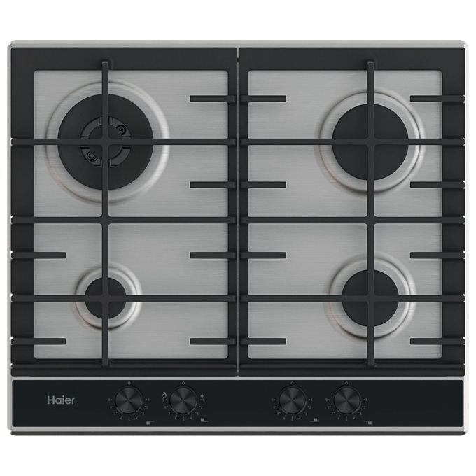 Haier HAHG6BR4XH Piano Cottura a Gas 4 zone Inox 595 cm