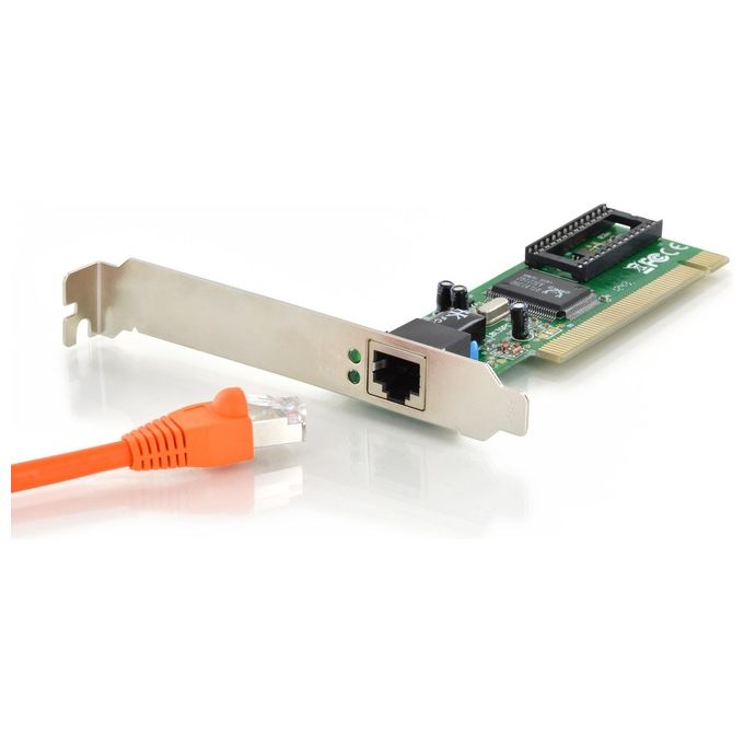 Digitus Scheda Aggiuntiva Di Rete Pci 10-100 Rj45 Funzione Wol (Wake On Lan)