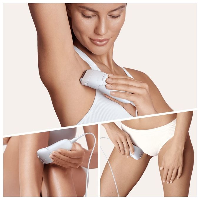 Braun SE5825P Epilatore 2 Velocita' 28 Pinze Bianco