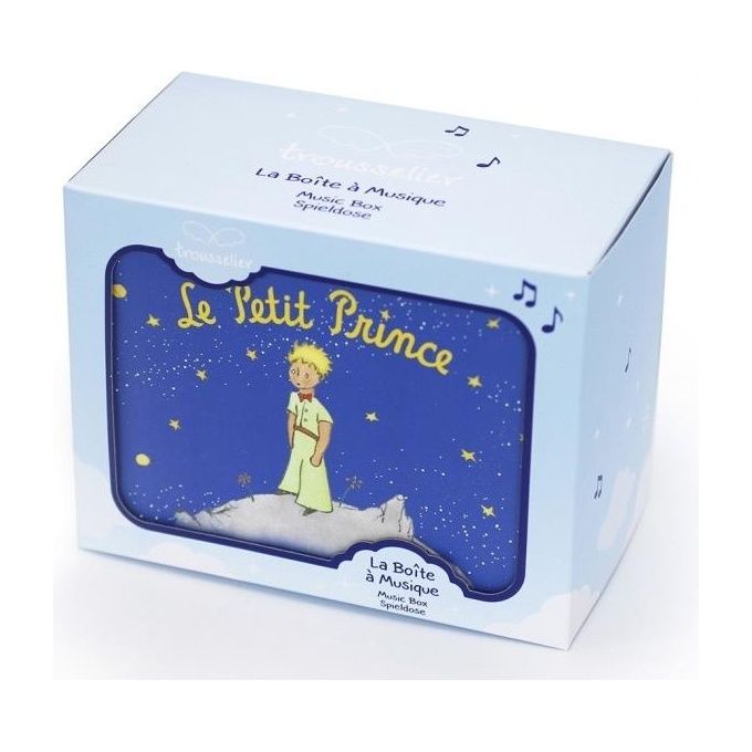 Trousselier Portagioie con Musica Piccolo Principe Blu Luce Nottura