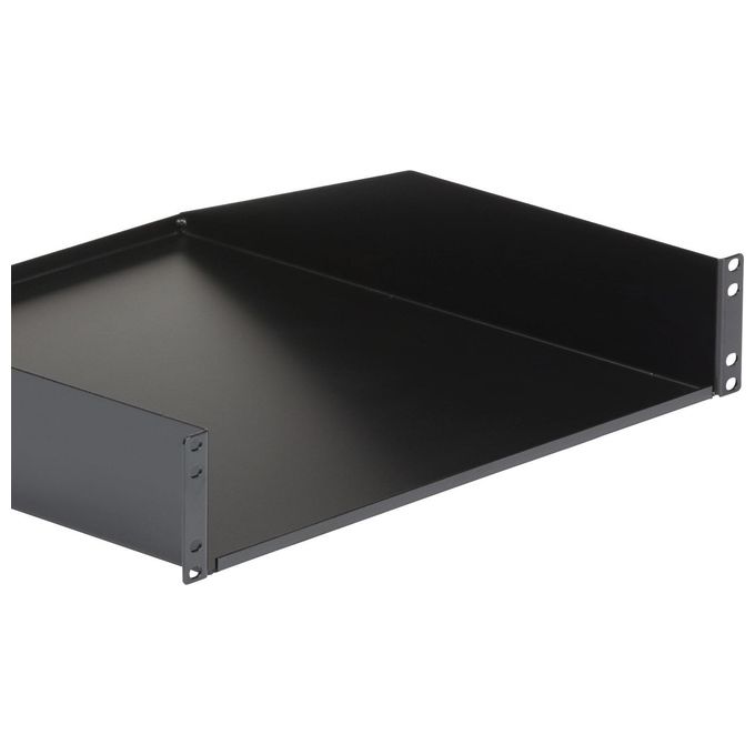 StarTech Scaffale cantilever per montaggio a rack 2U - Robusto ripiano per armadio server rack fisso - 56 kg