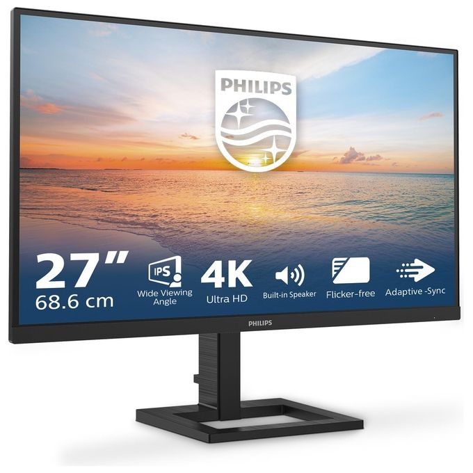 Philips Serie 1000 27E1N1800AE Monitor PC 27'' 4K Ultra HD LED Nero