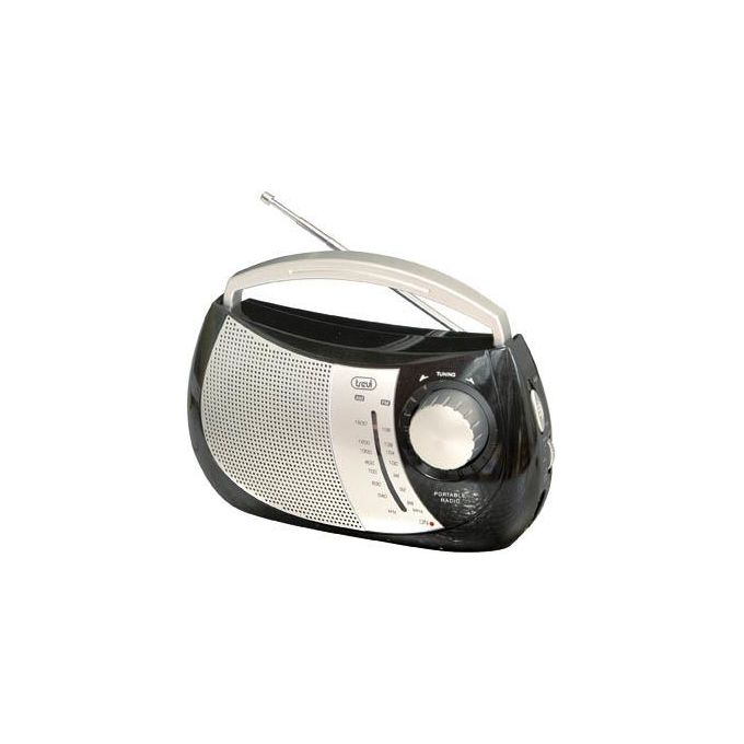 Trevi Radio Portatile 2 bande Am-fm Trendy Nero