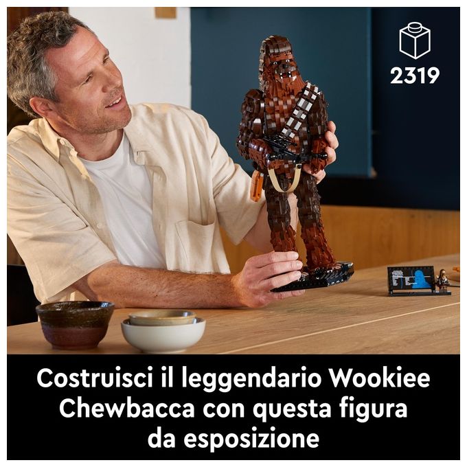 LEGO Star Wars 75371 Chewbacca, Kit Modellismo per Adulti da Collezione 40° Anniversario Il Ritorno dello Jedi, Idea Regalo