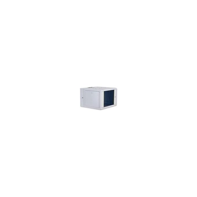 Digitus Armadio 9 Unita' Da Muro Linea Soho (A)470 X (L)600 X (P)610 Mm. Con Doppia Sezione Colore Grigio Chiaro Ral7035