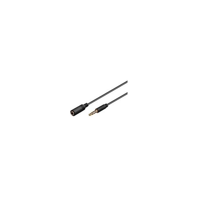 Link Cavo Prolunga Audio 3,5mm 4 Poli Maschio-Femmina Prolunga per Cuffie-Microfono su Smartphone 3mt Bianco