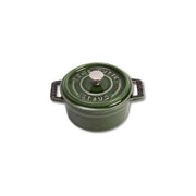 Staub Cocotte Mini Casseruola in Ghisa Verde Basilico 10cm