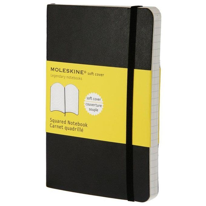 Moleskine Taccuino Pocket Morbido Quaderno a Pagine con Quadretti