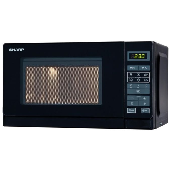 Sharp R-242 BKW Forno a Microonde Capacita' 20 Litri Potenza 800W 8 Programmi automatici 11 Livelli di potenza Nero