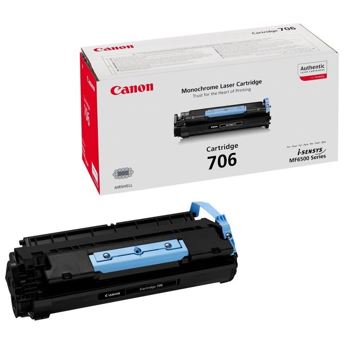 Canon Toner 706 Nero per Stampa Laser fino a 5000 Pagine di Alta Qualita'