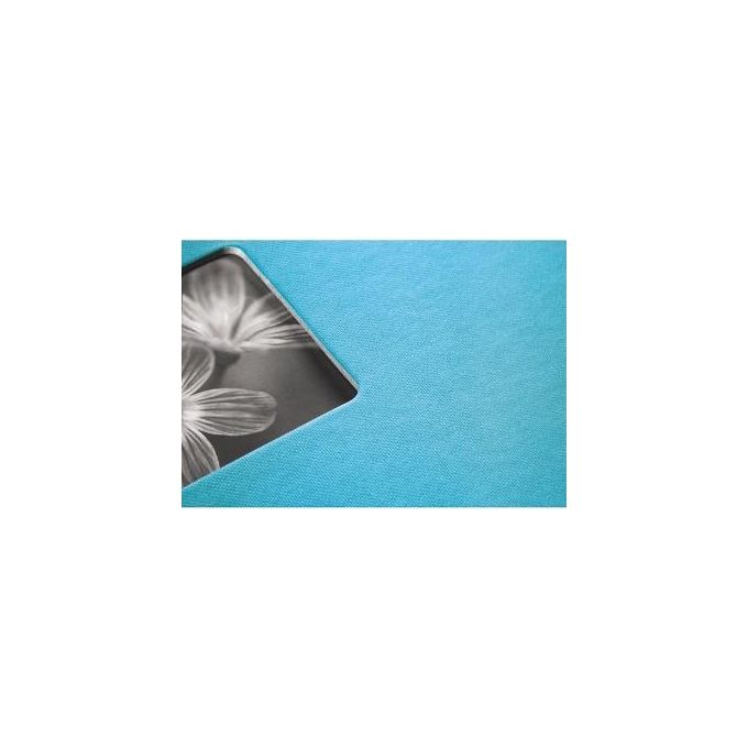 Hama Fine Art Album Fotografico e Portalistino a Spirale Turchese 28x24cm 50 Pagine Nere