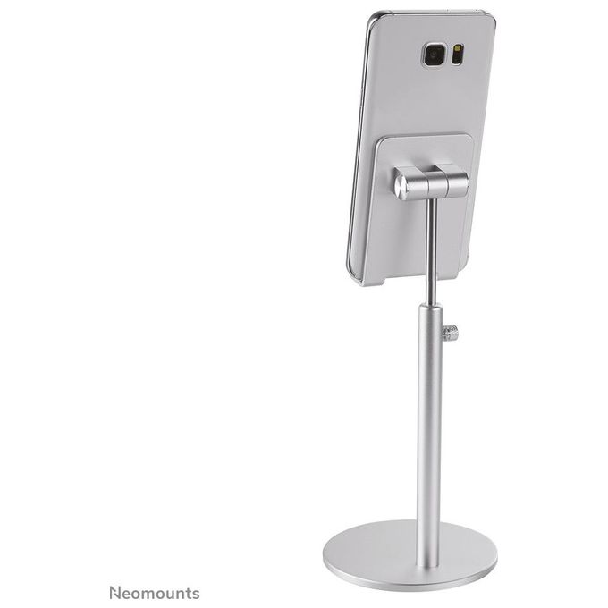 Neomounts Supporto per Telefono fino a 10'' da Scrivania Argento