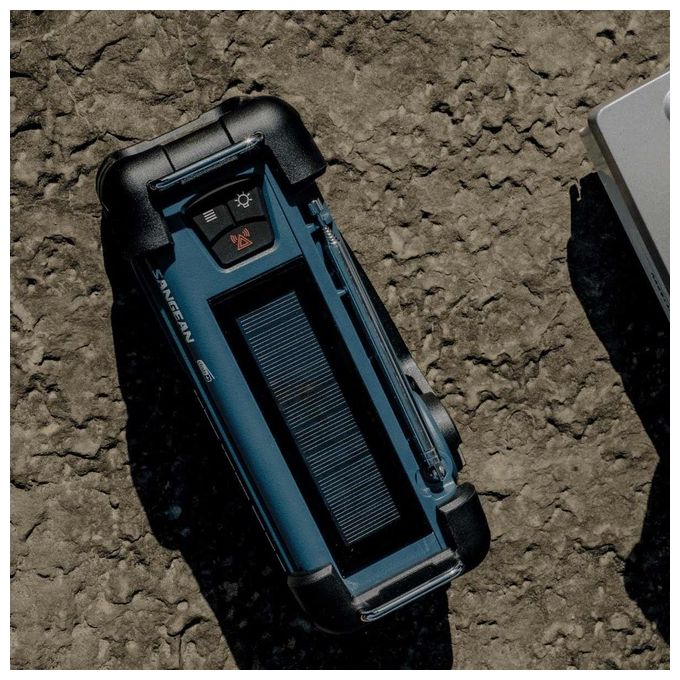 Sangean MMR-99 DAB Radio Emergenza Solare Blu