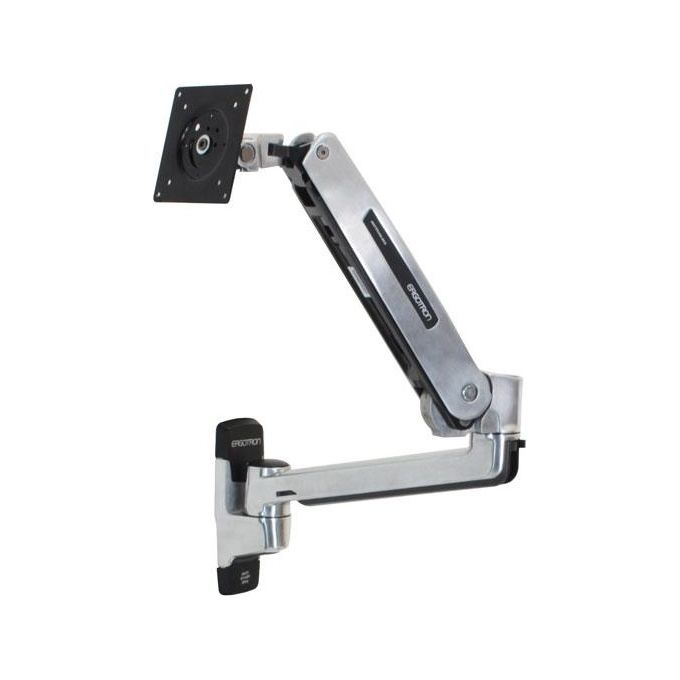 Ergotron LX Sit-Stand Kit Braccio per montaggio a Muro Adattatore Vesa per display Lcd 42'' in Alluminio