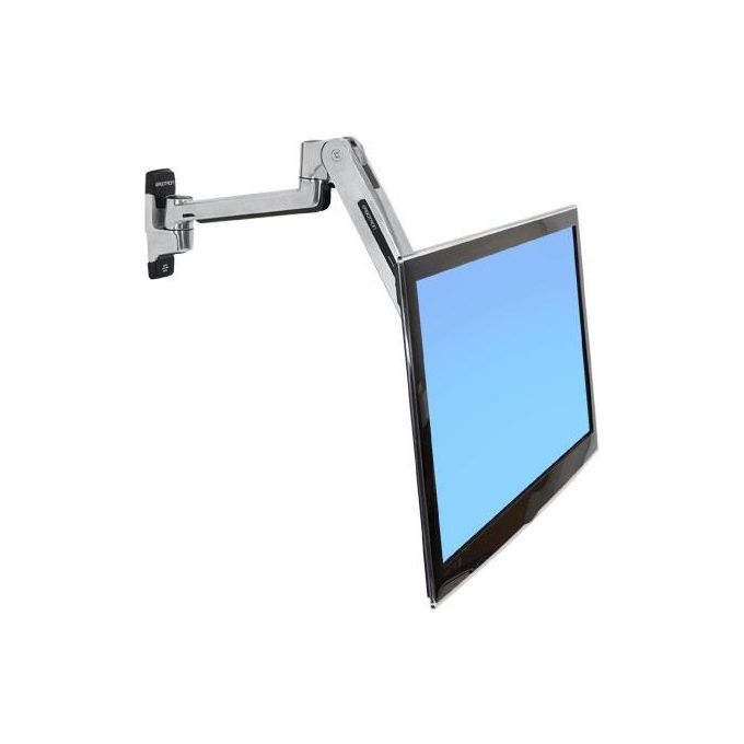 Ergotron LX Sit-Stand Kit Braccio per montaggio a Muro Adattatore Vesa per display Lcd 42'' in Alluminio