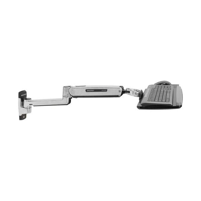 Ergotron LX Sit-Stand Wall Mount Keyboard Arm Montaggio a Parete per Tastiera-Mouse Alluminio Lucidato