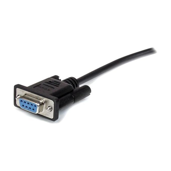 StarTech.com Cavo Seriale Diretto Rs232 Db9 50 Cm Nero - M-f