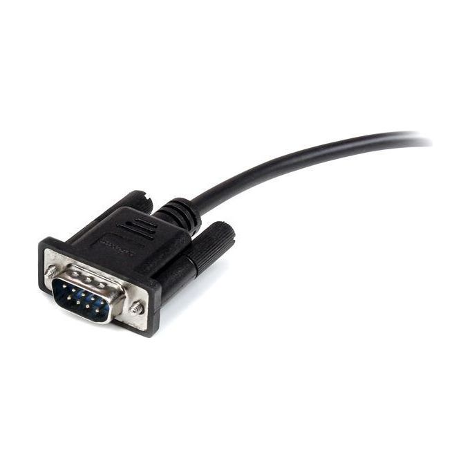 StarTech.com Cavo Seriale Diretto Rs232 Db9 1m Nero M-f