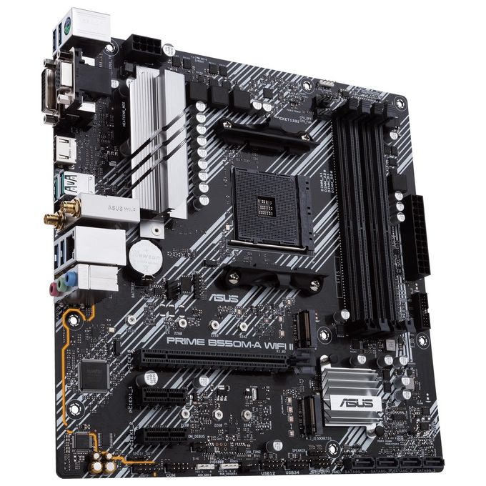 ASUS PRIME B550M-A WIFI II AMD B550 Socket AM4 micro ATX