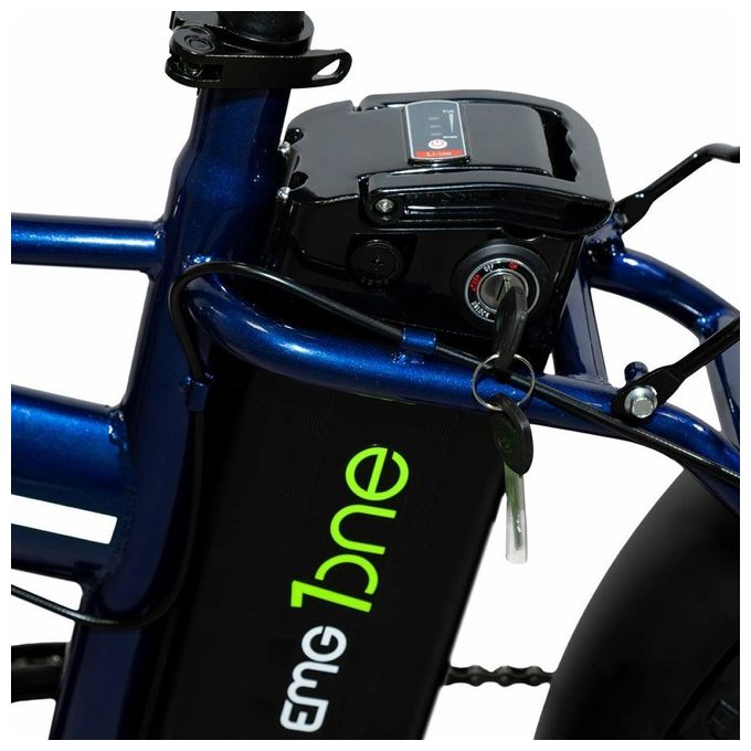 Emg E-bike Bomber One Blu Acciaio 20