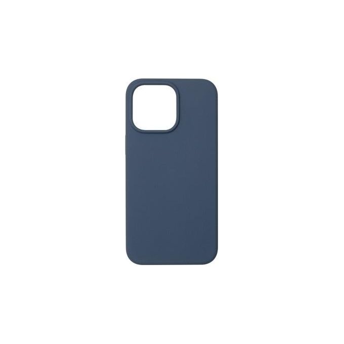 Tunit Cover in Silicone MagSafe Compatible con iPhone 15 Pro Storm Blue