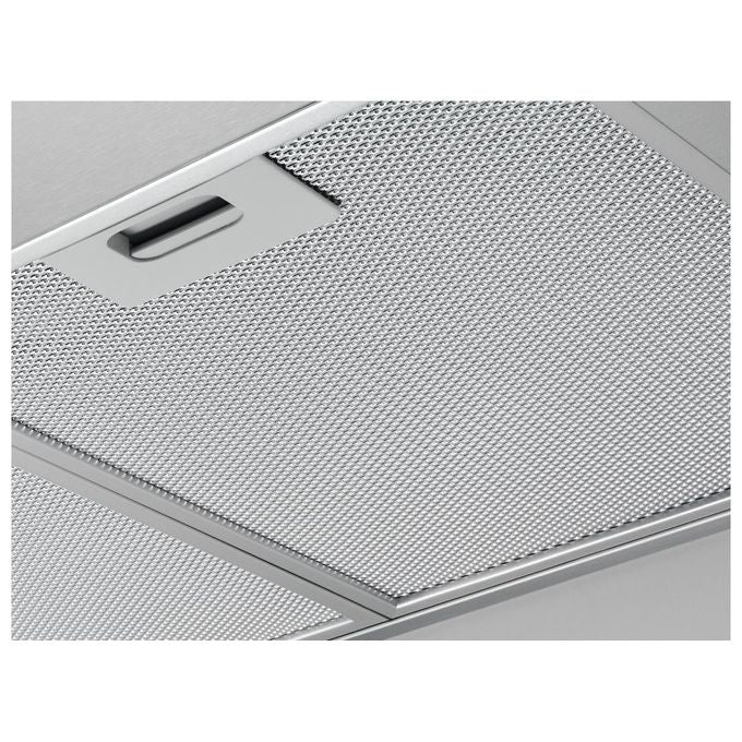 AEG DPE4941M Cappa Integrata Estraibile Classe energetica C 3 Velocita' Installabile in Modalita' Filtrante e Aspirante 90 cm Inox