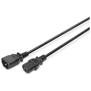 Assmann Electronic Cavo di Alimentazione Nero 5mt Accoppiatore C13 Accoppiatore C14