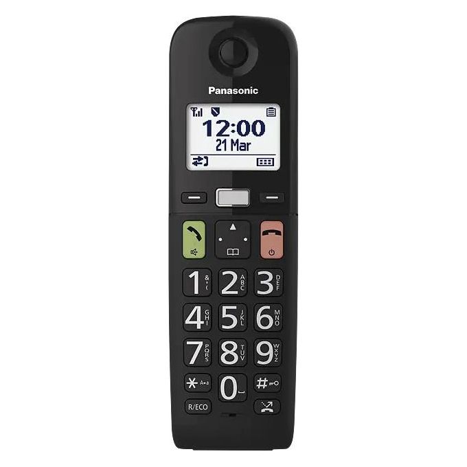 Panasonic Telefono Cordless Nero