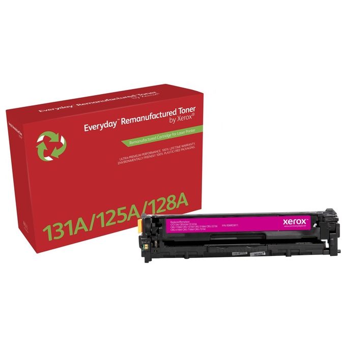 Xerox Toner Everyday Magenta per HP Cf213a-Cb543a-Ce323a-Crg-116m-Crg-131m 1800 Pagine