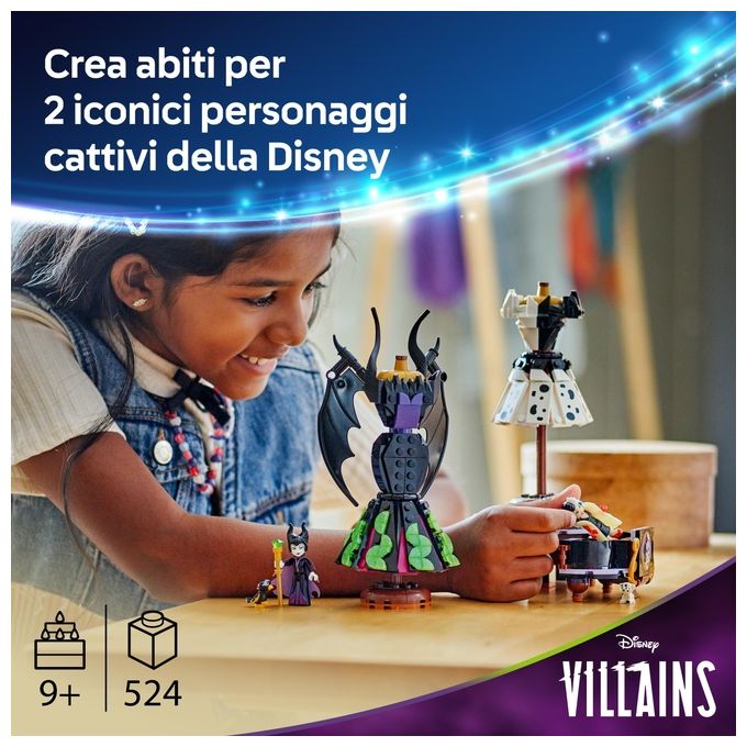 LEGO Disney Classic Abiti di Malefica e Crudelia De Mon