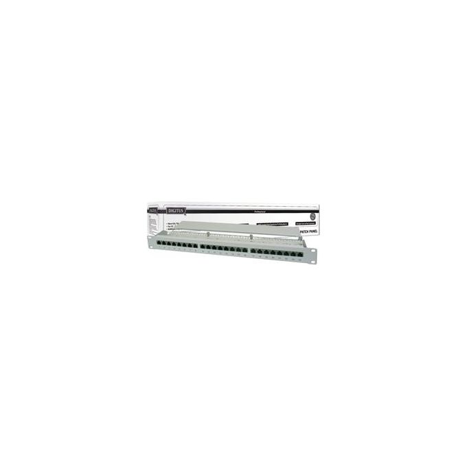 Digitus pannello patch 19'' schermato 24 porte 8 poli rj45 per reti categoria 6 - 1 unita'