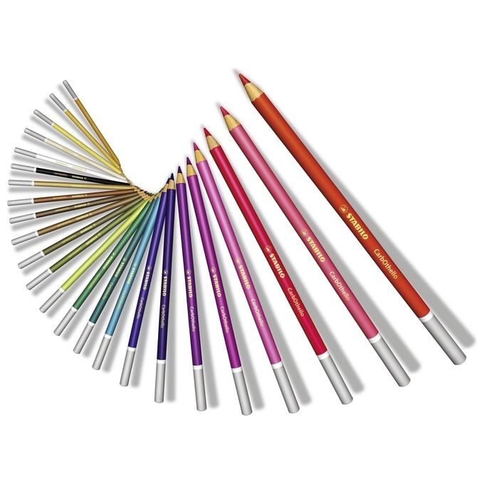 Matita colorata Premium - STABILO CarbOthello - Scatola in Metallo da 60 - Colori assortiti